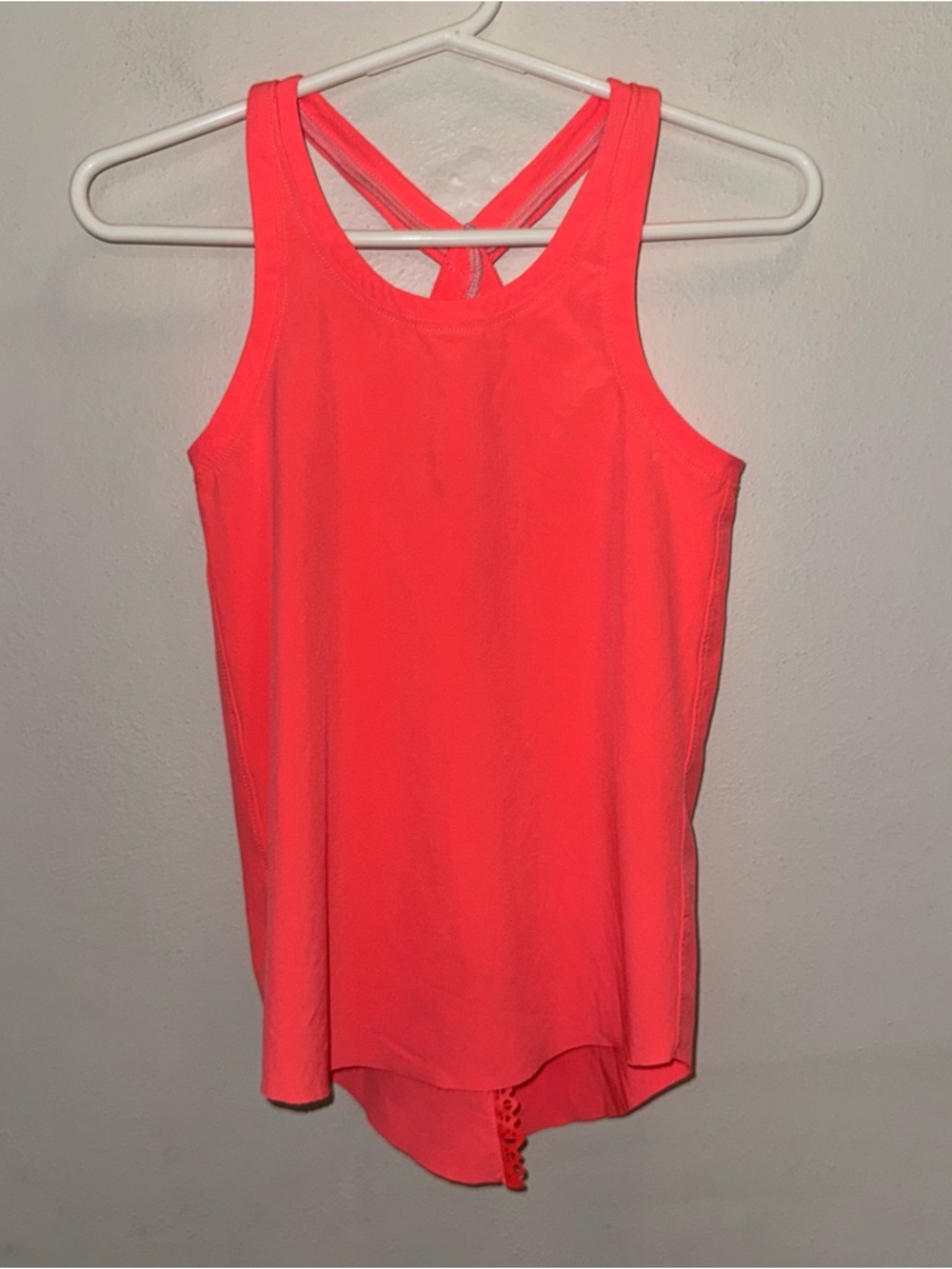 Lululemon Ivivva Coral Racerback Tank Top Girls Size 6